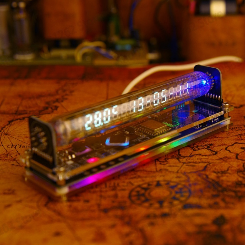 VFD Fluorescent Tube Clock IV- - огляд і ціна Retro Gaming Youtube