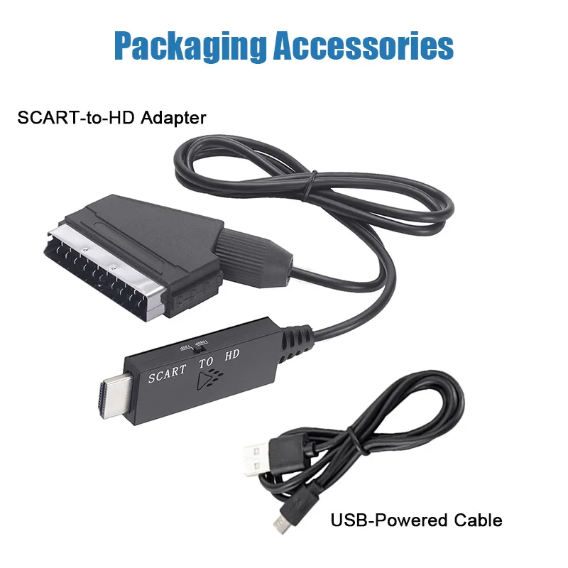 SCART to HDMI‑Compatible Conve - огляд і ціна Scart To Hdmi