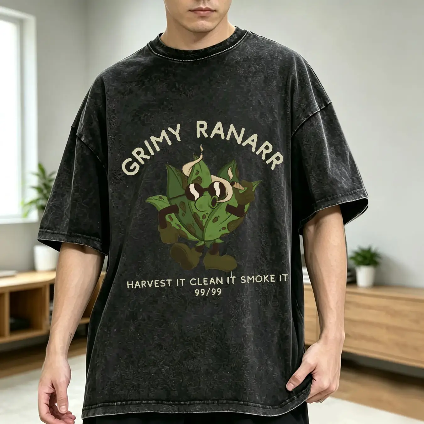 washed T Shirt Grimy Ranarr Cl - огляд і ціна Retro Gaming T Shirt