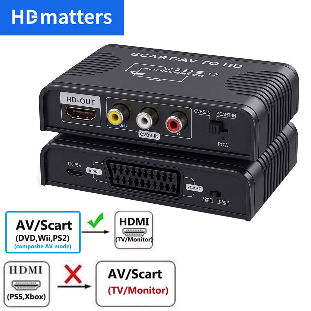 Scart to HDMI Converter 2-in-1 - огляд і ціна Scart To Hdmi