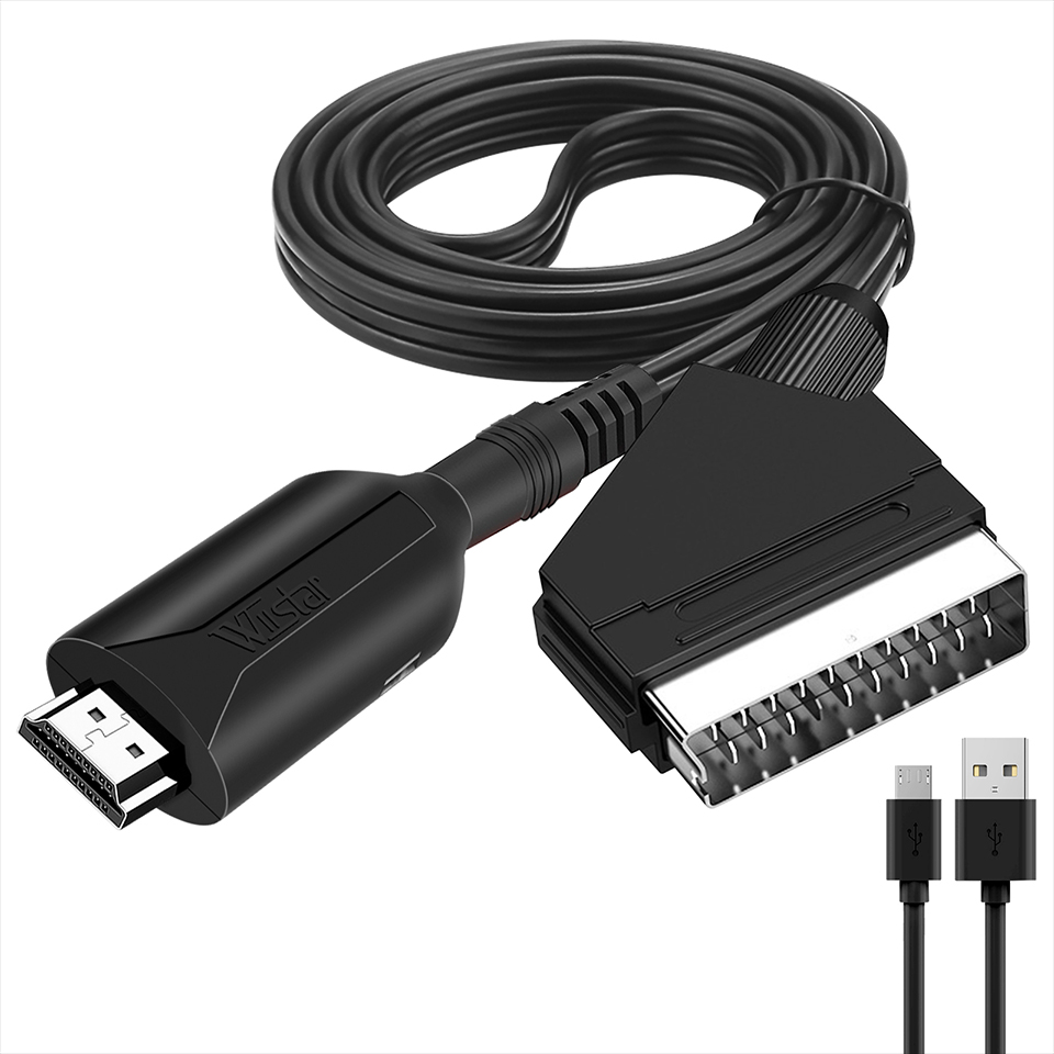1080P HD HDMI-compatible to SC - огляд і ціна Scart To Hdmi
