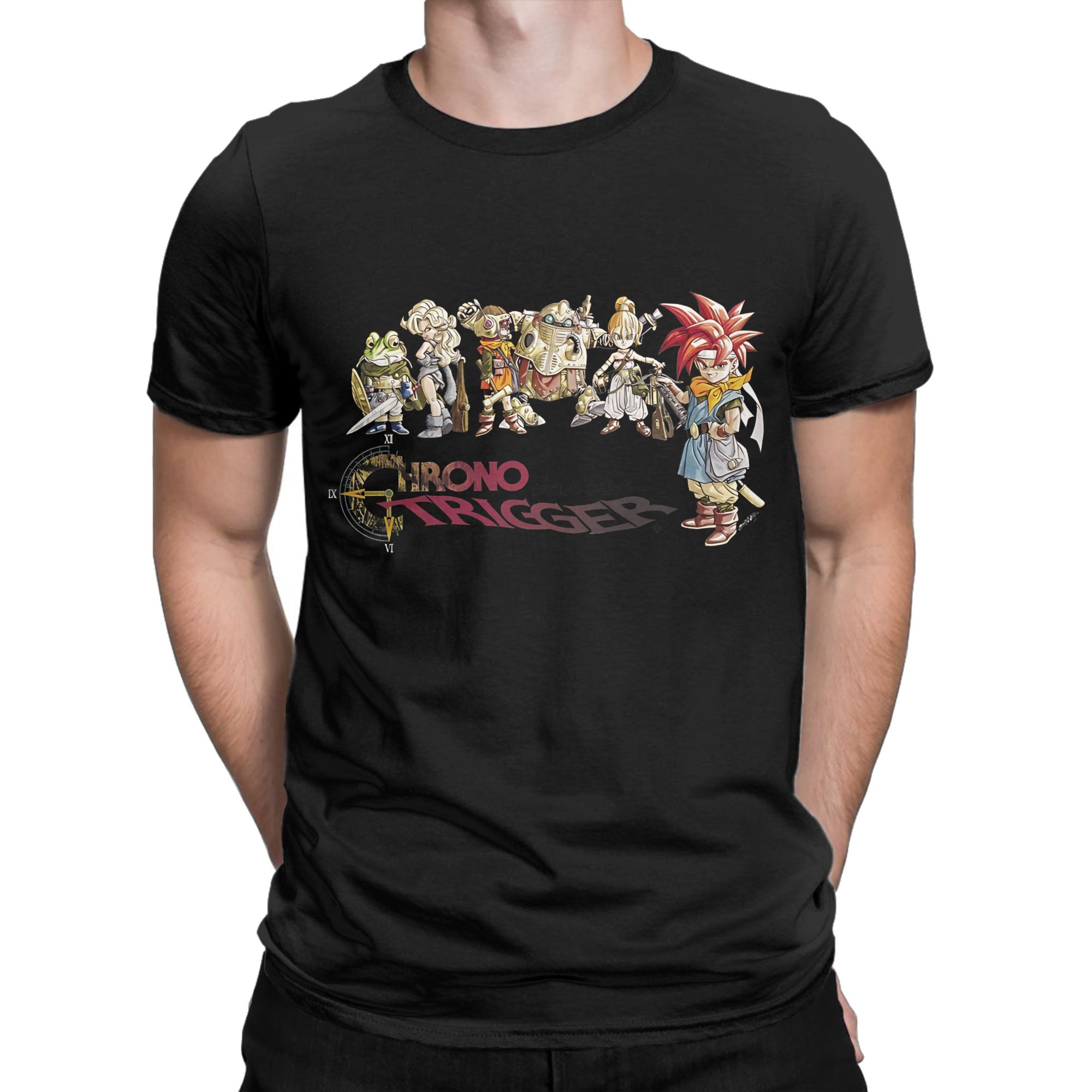 Chrono Trigger Logo Funny Grap - огляд і ціна Retro Gaming T Shirt